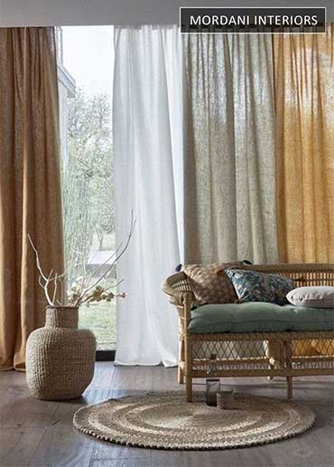 Natural Shades Linen Window Curtains